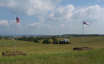 Cedar Creek Battlefield in the Shenandoah Valley — General Sheridan became a legend here by rallying his troops on his steed Rienzi and turning certain defeat into a decisive Union victory
