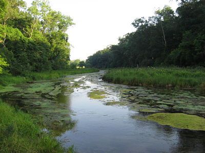 Red Bud Run on the Opequon Creek Battlefield — Edward and the 34th Ohio crossed here and pushed the Confederates through Winchester in a total rout