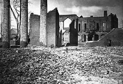 Ruins of Columbia, South Carolina, February 1865 — photographed in the aftermath of Sherman's march through the state