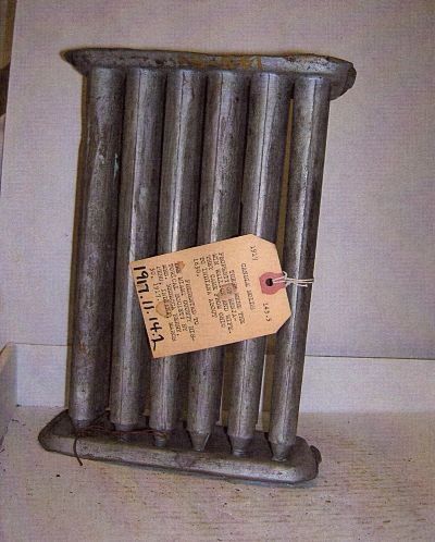 Benjamin Wallick's candle mold, donated to the Miami County Historical Society