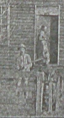John W. Wallick with his mother Eliza — c.1879 at the Wallick homestead