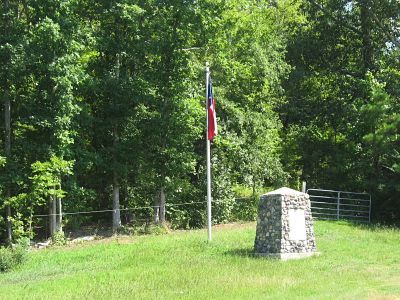 William Wallick's surrender site, Cedar Bluffs, Alabama
